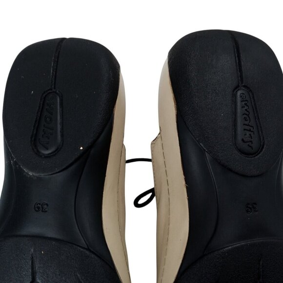 Wolky Kite Ghillie Lace Up Comfort Sandals Size 39 US 8 Beige Leather Adjustable - Picture 7 of 14